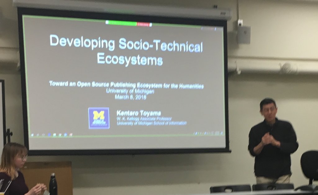 Developing Socio-Techno Ecosystems